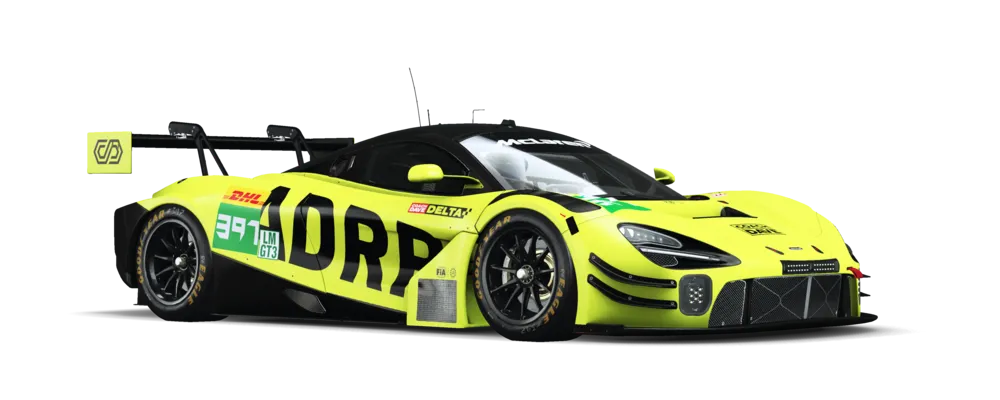 McLaren LMGT3 in ADRR livery