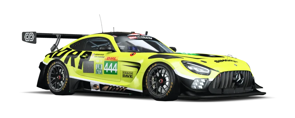 Mercedes LMGT3 #444 in ADRR livery