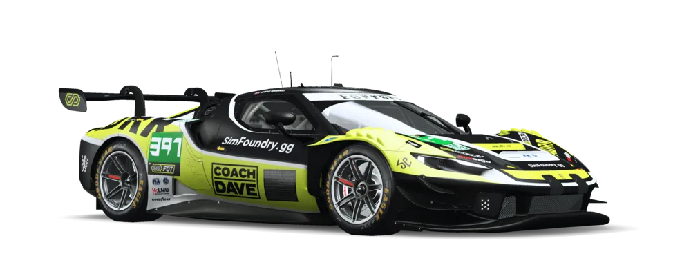 Ferrari 296 - FOT Season 5 in ADRR livery