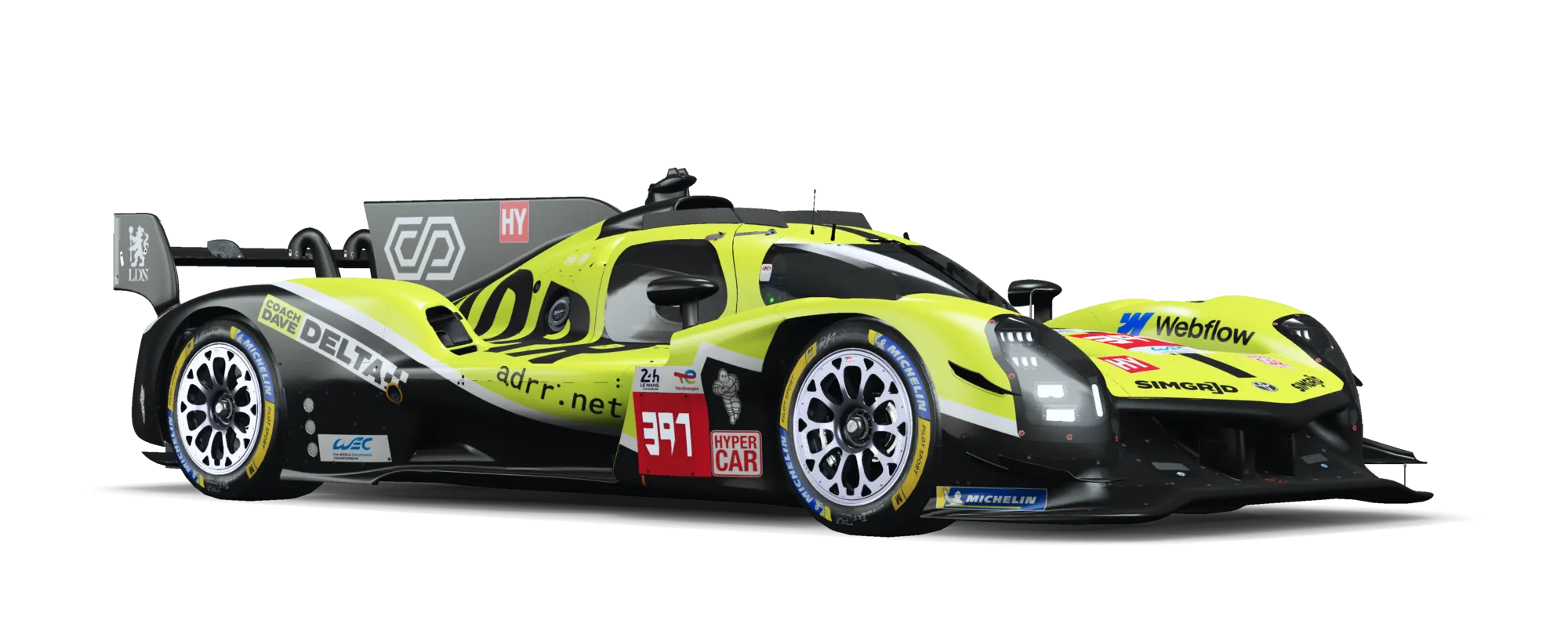 Toyota LMH in ADRR livery
