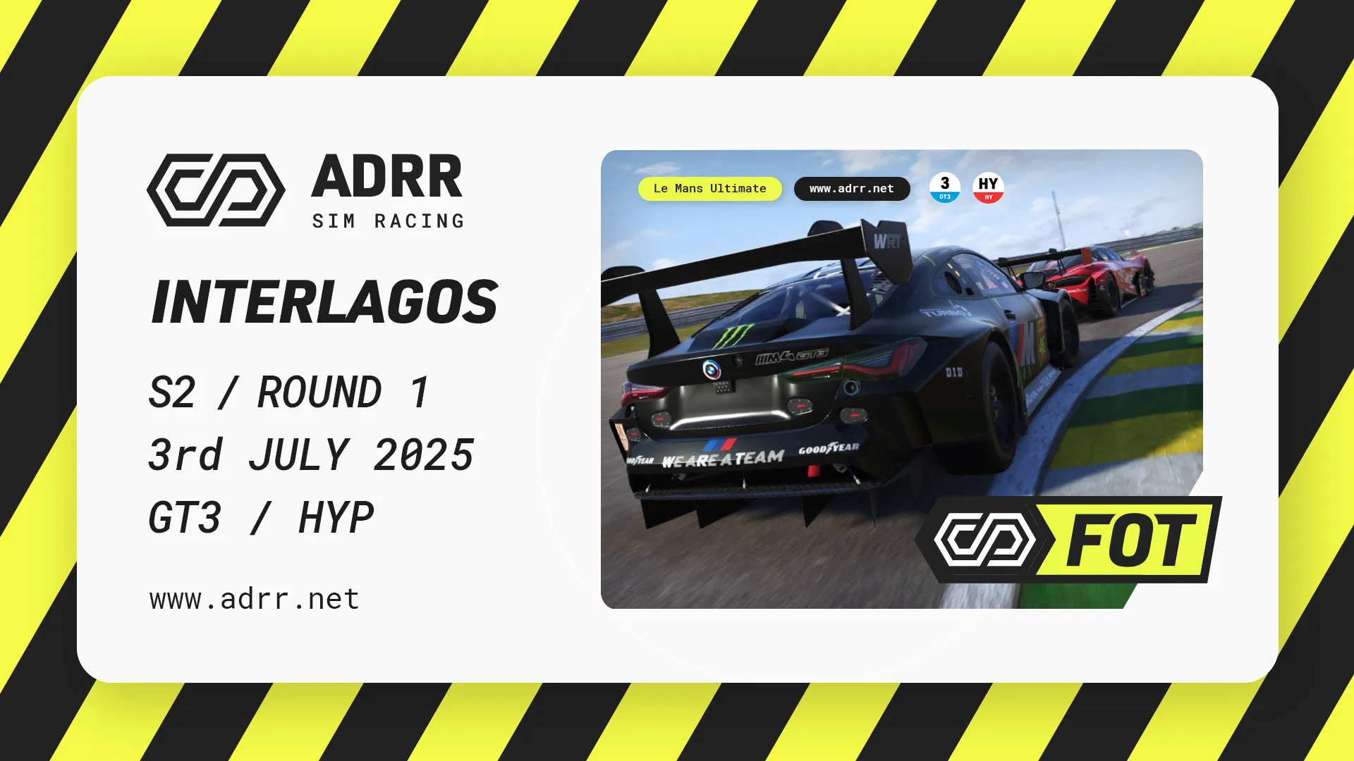 Flat Out Thursdays Season 2 Round 1: Interlagos, 3rd July 2025